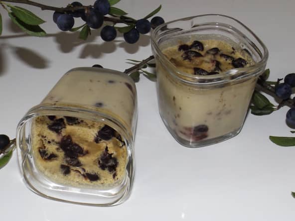 Clafoutis allégé aux prunelles