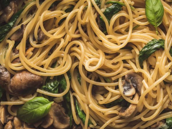 One pot pasta aux champignons
