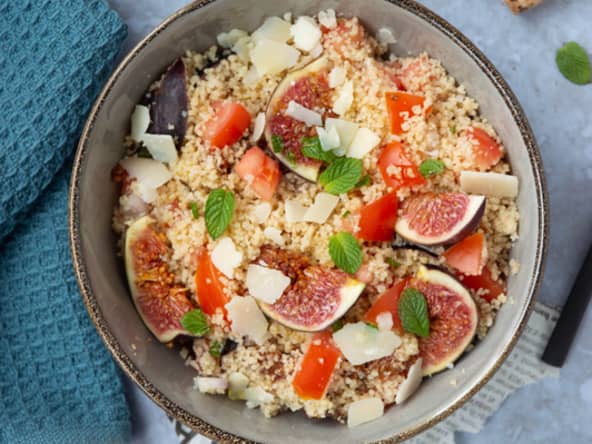 Taboulé aux figues et aux tomates
