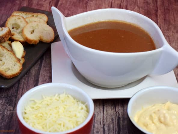 Soupe de fumet de poisson