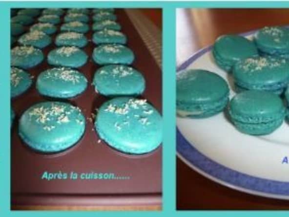 Faire les coques des macarons
