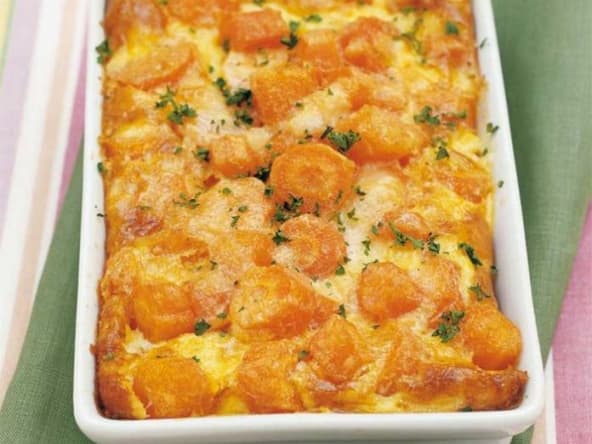 Clafoutis de carottes (entrée facile)