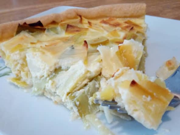 La tarte aux poireaux