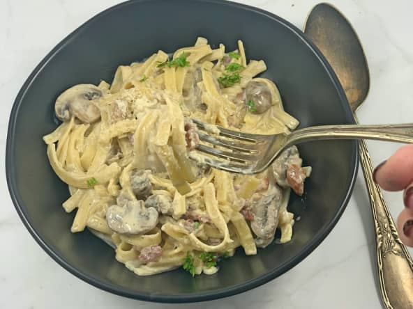Tagliatelli à la forestière (aux champignons)