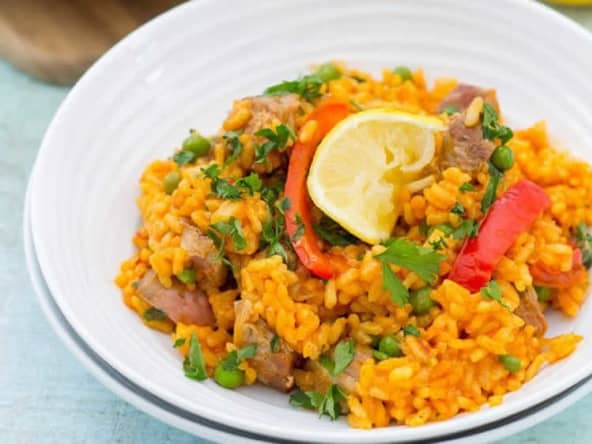 Paella agneau au thermomix