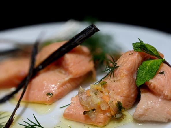 Filets de truite à l’escabèche pour les fêtes