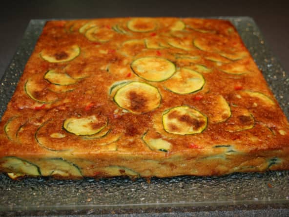 Gâteau de courgettes cœur fondant raclette