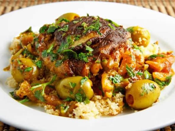 Tajine de poulet aux olives au cookeo