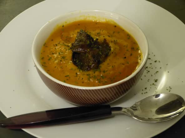 Velouté à la patate douce et à la citrouille