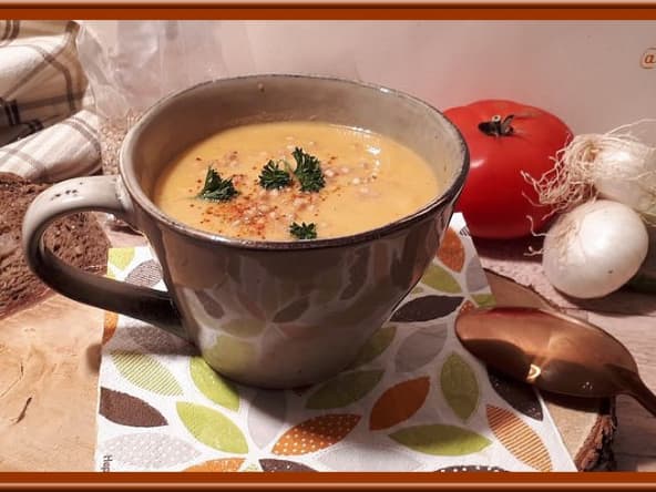 Soupe de tomates au sarrasin