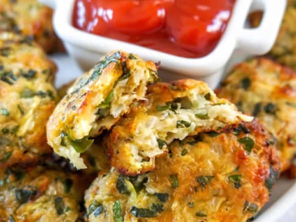 Bouchées à la courgette et fromage