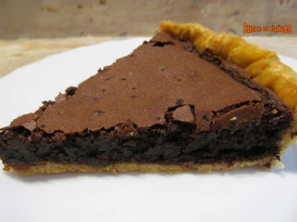 Tarte américaine au chocolat (chess pie)