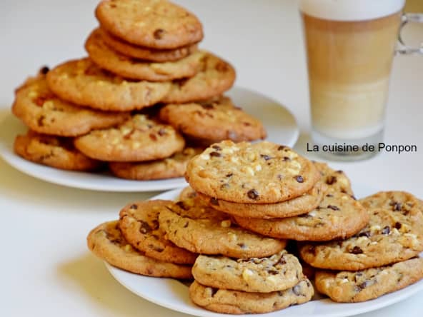 Cookies aux 2 chocolats selon Cyril Lignac