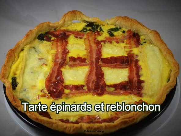 Tarte au épinards et reblochon