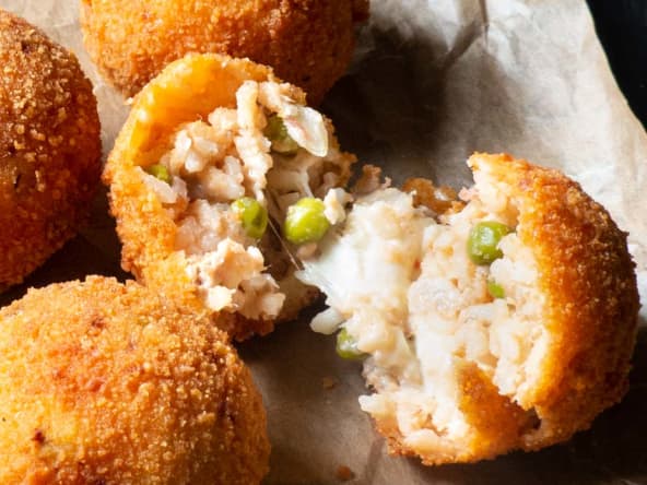 Supplì ou croquettes de riz à la romaine