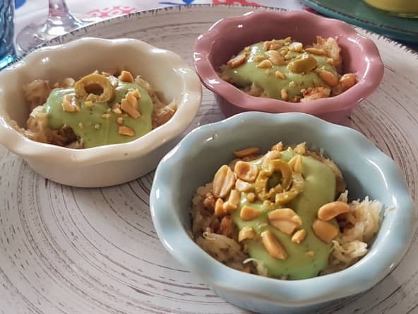 verrine courgettes spaghetti