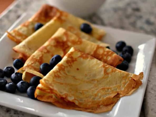 Crêpes sans beurre