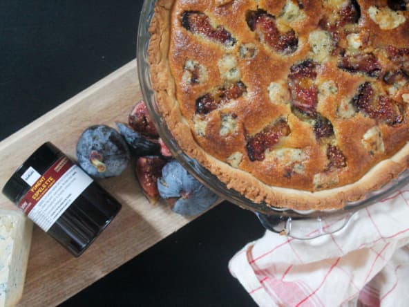 Tarte aux figues sucré-salé