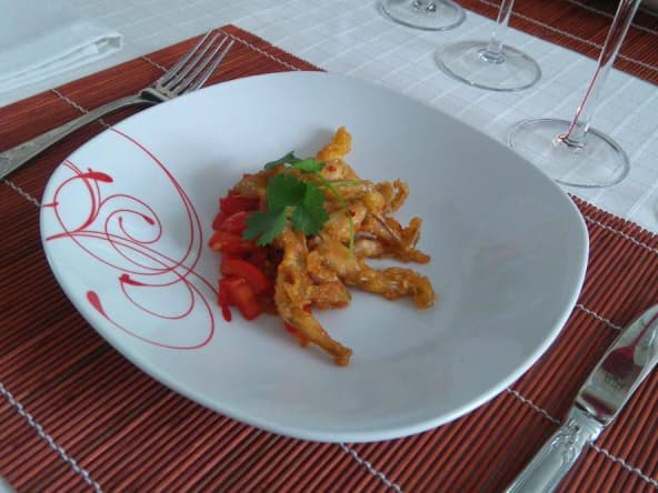 Cuisse de grenouilles style Shanghai aux saveurs sucrées salées