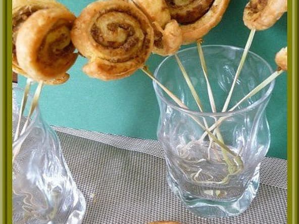 Escargots feuilletés à la tapenade verte : pour un apéro rapido !