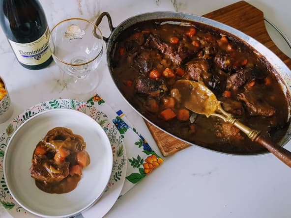 Carbonnade flamande, pain d'épices et bière