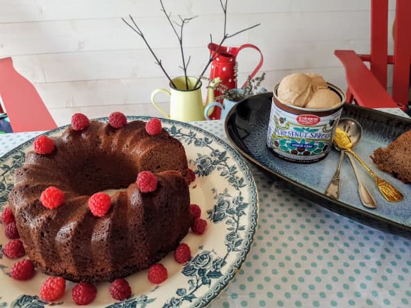 Bundt cake à la crème de marrons
