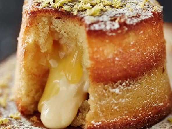 Pudding au chocolat blanc et citron