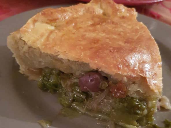 Tourte à la scarole, comme à Naples