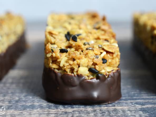 Barres de céréales au chocolat