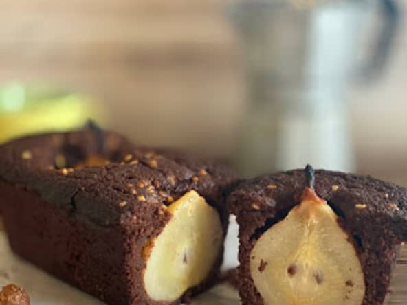Cake poires chocolat