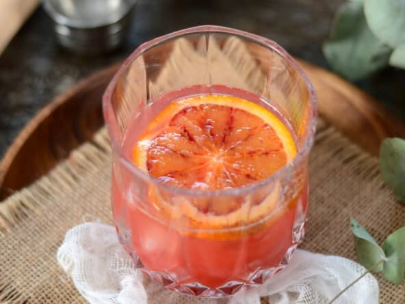 Cocktail Americano à l'orange sanguine pour concilier l'amer et l'acide