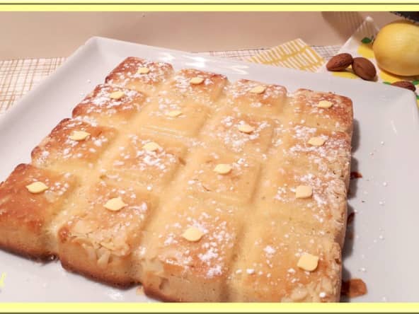 Gâteau aux amandes et citron