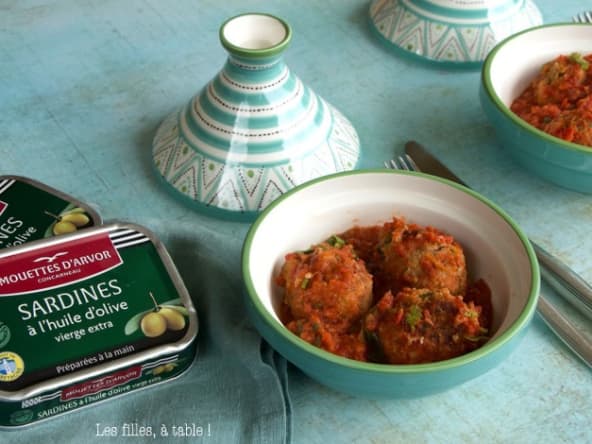 Tajine de keftas aux sardines comme au Maroc