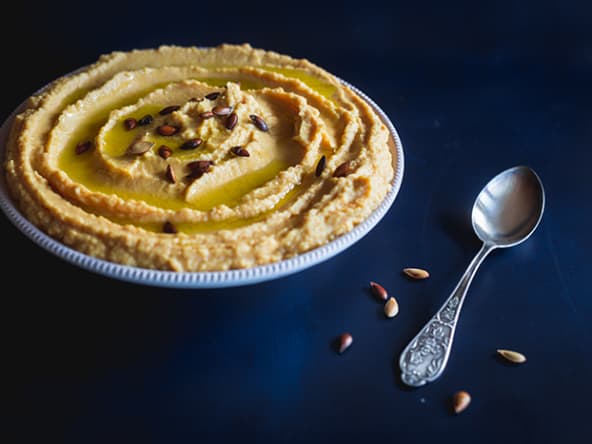 Recette houmous au potiron maison