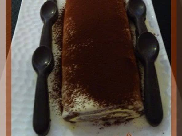 Bûche tiramisu