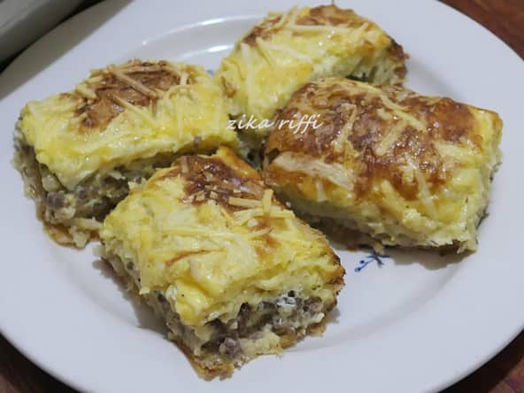 Goulash égyptien ou börek turc à la pâte phyllo