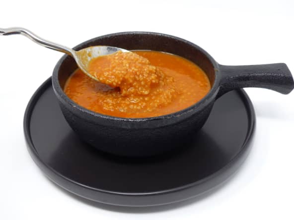 Soupe de tomate à la semoule