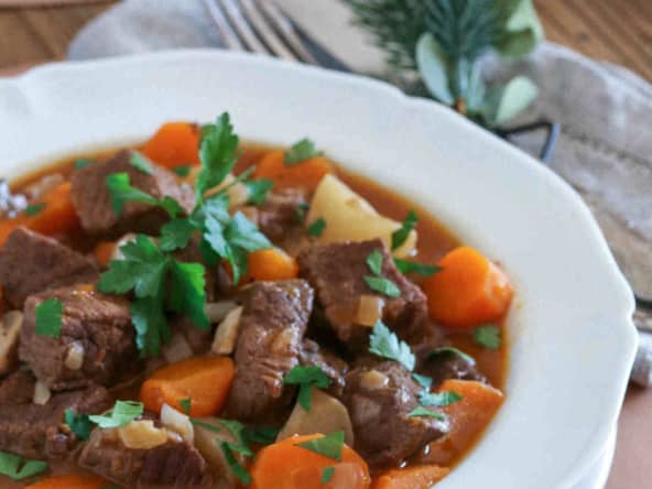 Boeuf aux petits légumes