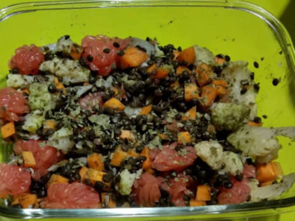 Salade de lentilles
