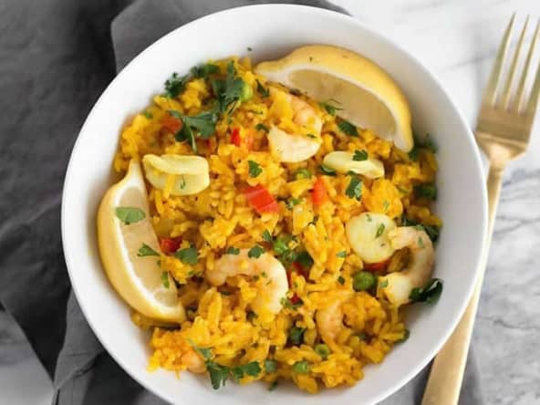 Riz aux fruits de mer au cookeo