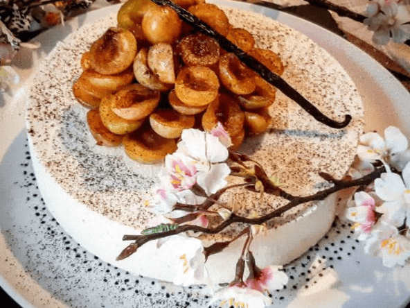 Belle d'Alsace : un entremets Mirabelles et Vanille