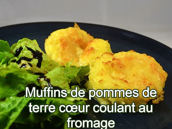 Muffin pommes de terre cœur coulant au fromage