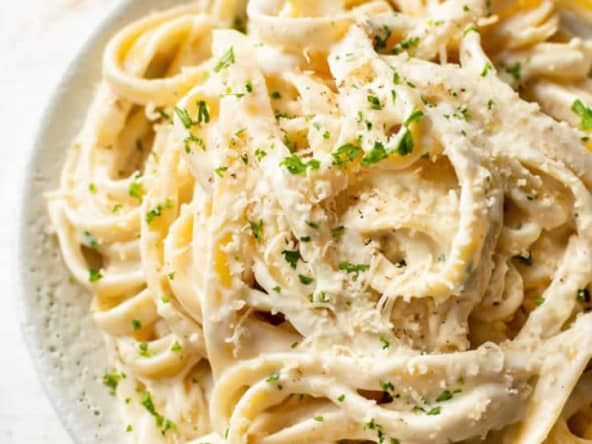 Pâtes à la sauce Alfredo : la recette facile au thermomix