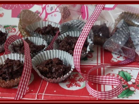 Nuages croustillants au chocolat