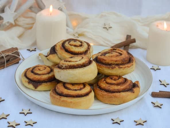 Brioches à la cannelle comme les kanelbullars