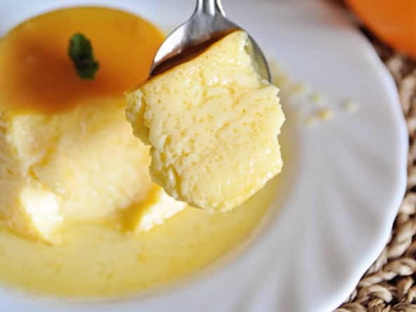 Flan à l'orange