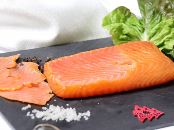 Saumon fumé au bois de hêtre
