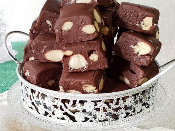 Fudges au Chocolat et Praliné Maison