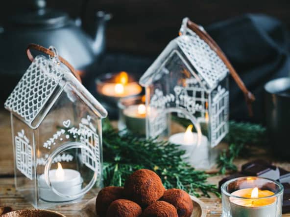 Truffes express au chocolat vegan