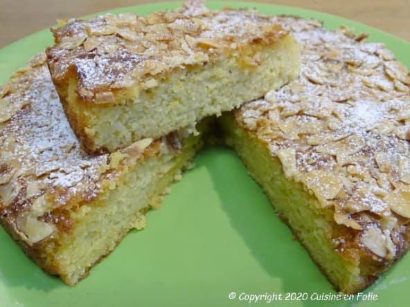 Gâteau fondant aux amandes sans gluten
